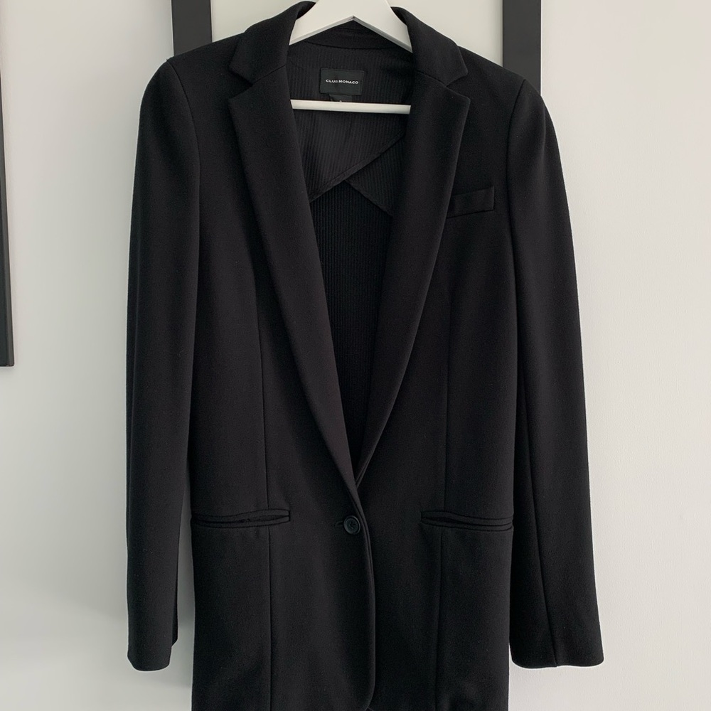 ⭐️ Club Monaco Black Blazer Size 2